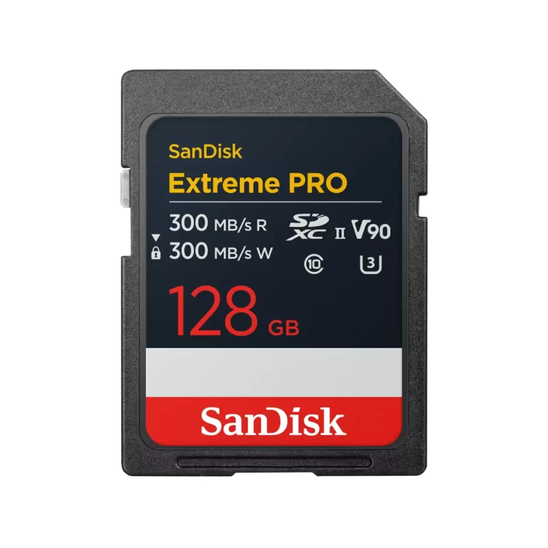 SanDisk Extreme PRO SD UHS-II Card (V90) - 128GB - SanDisk