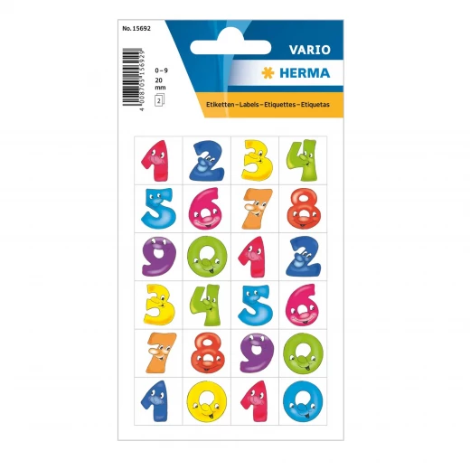 Herma Sticker Vario Funny Numbers 1-0 - herma - Image 2
