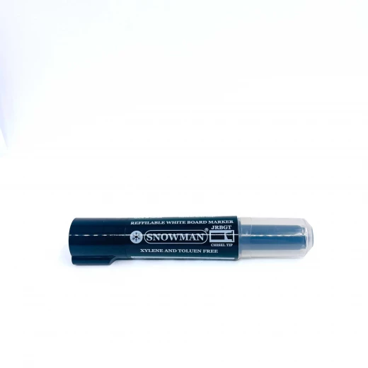 Snowman White Board JRBG12T BK Cartridge Marker Chisel Black - Snowman - Image 2