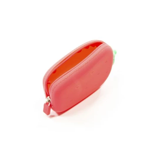 Strawberry Silicone Coin Purse, Cute Mini Wallet for Coins, Keys & Small Accessories, Soft, Waterproof, and Perfect for Kids and Adults - Himi - Image 2