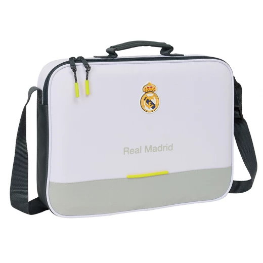 Safta School Briefcase Real Madrid Equip. 25/26 – Practical and durable school briefcase with official Real Madrid design, spacious interior, lightweight structure, comfortable handle, ideal for school and daily use. Safta School Briefcase Real Madrid Equip. 25/26 – Practical and durable school briefcase with official Real Madrid design, spacious interior, lightweight structure, comfortable handle, ideal for school and daily use.