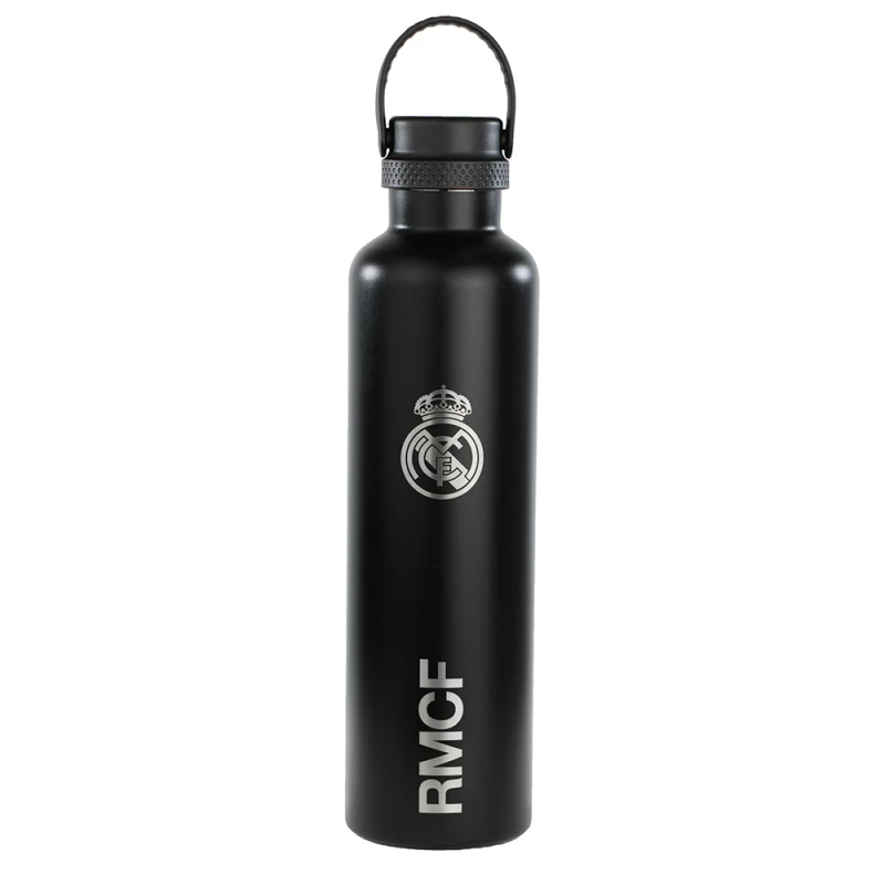 Safta Real Madrid 3rd Kit 24/25 Stainless Steel Thermo Bottle 1L – Large capacity insulated bottle that keeps drinks hot or cold for hours, official Real Madrid design, durable and lightweight, ideal for sports, travel, and daily use. - safta