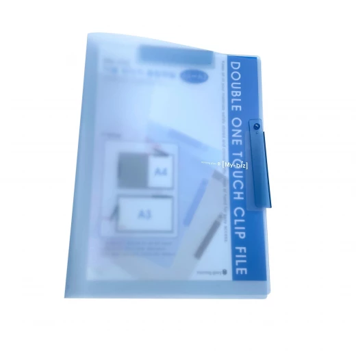 Morning Glory 2500 Double One Touch Clip File (Blue) - Morning Glory - Image 2