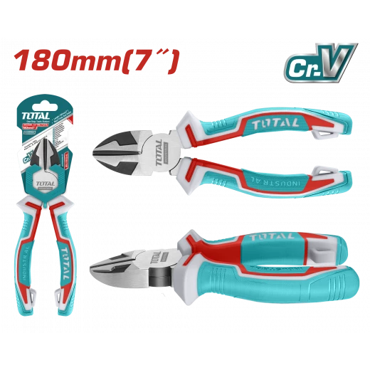 Total Diagonal Cutting Pliers 180mm / 7 inch Total Diagonal Cutting Pliers 180mm / 7 inch