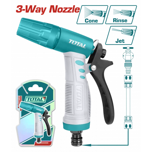 Total Plastic Trigger Nozzle 3-Way - THWS010301