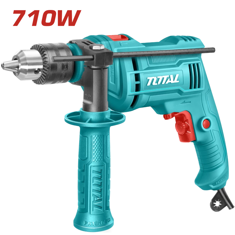 مثقاب تأثيري 710 واط من توتال  (TG107136) - توتال