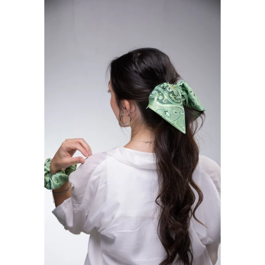 ربطة شعر على شكل فيونكة من الحرير من سلكوب - سلكوب - Image 3