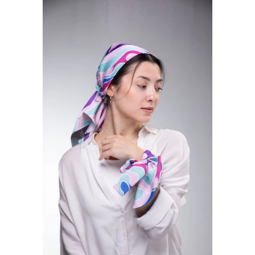 سكارف مصنوع من الحرير - سلكوب - Image 4