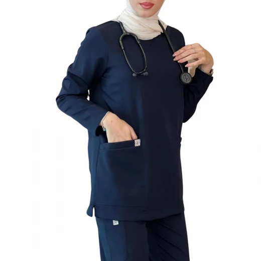 سكراب طبي باللون الكحلي سايز لارج من  ذا سكراب بروجكت - ذا سكراب - Image 5