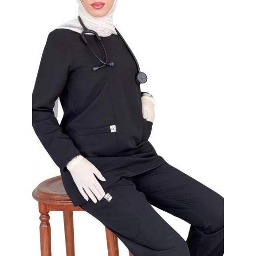 سكراب طبي باللون الأسود سايز اكسين لارج من  ذا سكراب بروجك - ذا سكراب - Image 3