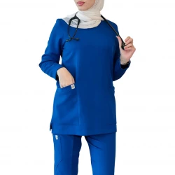 سكراب طبي باللون النيلي سايز ميديوم من  ذا سكراب بروجكت