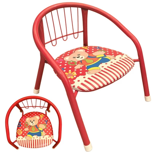 Kids Fun Squeaky Chair – Red, Interactive Sound Chair for Toddlers, Soft & Safe Kids Seat, Lightweight & Durable Play Chair for Home & Nursery - Image 5