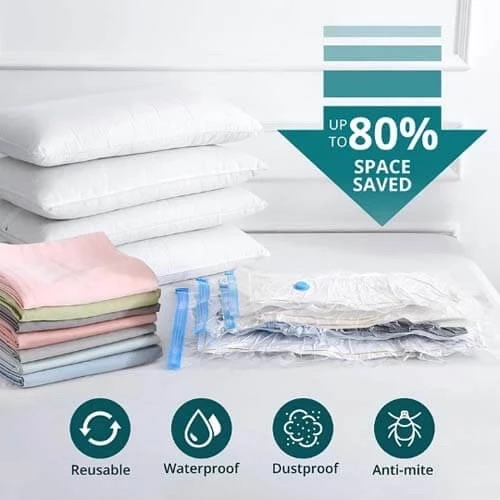 Vacuum Storage Bag 60×50 cm 1 Piece Space Saving Compression Bag for Clothes, Bedding, and Home Storage Protection from Dust, Moisture, and Insects - Image 6