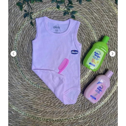 Chicco Yellow Sleeveless Baby Undershirt Bodysuit – 18-24 Months - Chicco - Image 4