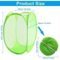 Foldable Pop Up Mesh Laundry Hamper