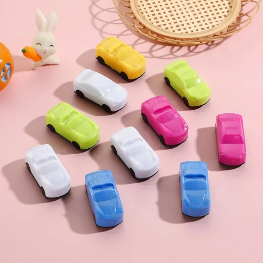 Cute Car Sharpener and Heart Eraser Set 8 Pcs - Generic/unbranded - Image 3