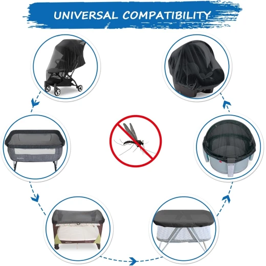 Baby Car Seat and Stroller Mosquito Net Cover - Generic/unbranded - Image 4