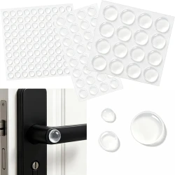 Clear Silicone Bumper Pads for Doors and Cabinets