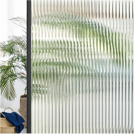 Fluted Glass Privacy Window Film 45x100cm - Generic/unbranded - Image 2