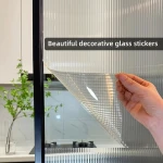 Fluted Glass Privacy Window Film 45x100cm - Generic/unbranded
