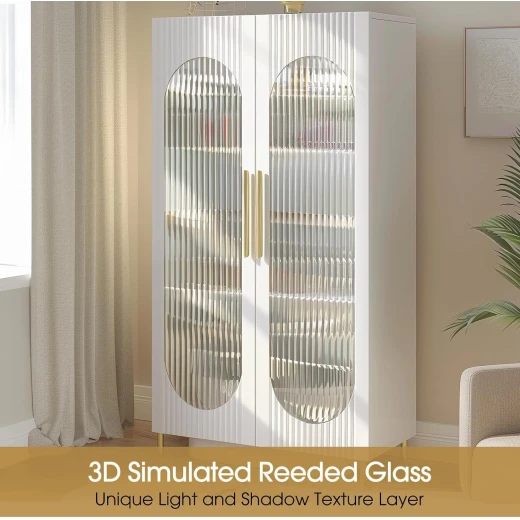 Fluted Glass Privacy Window Film 45x100cm - Generic/unbranded - Image 6