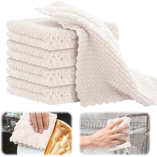 Bilov Super Absorbent Microfiber Kitchen Towels Set of 3 - Generic/unbranded - Image 2