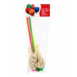 J and Q Colorful Balloons Set with Sticks
