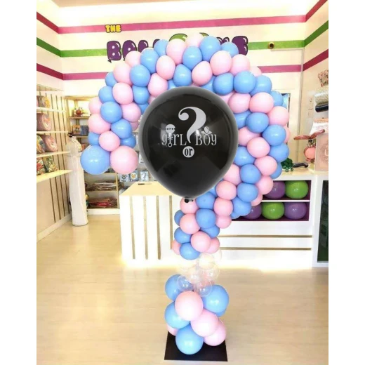 Gender Reveal Balloon Our Baby is a Boy or Girl with Confetti - Generic/unbranded - Image 7