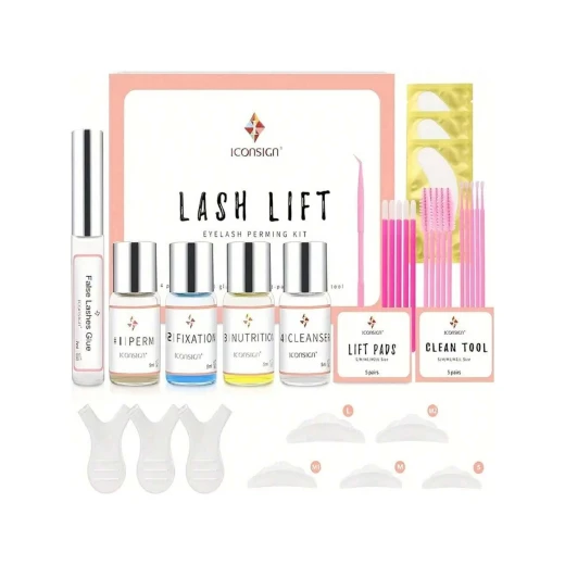 Keratin Lash Lift Kit Eyelash Perm and Brow Lamination Set for Home and Salon Keratin Lash Lift Kit Eyelash Perm and Brow Lamination Set for Home and Salon
