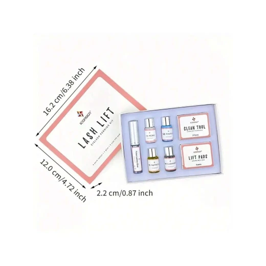 Keratin Lash Lift Kit Eyelash Perm and Brow Lamination Set for Home and Salon - Generic/unbranded - Image 6