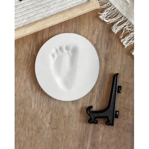 Baby Hand & Footprint Clay Keepsake Kit – Pink Color | Size S - Image 5