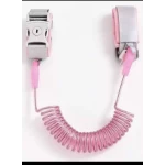 1PC Baby Wrist Leash with Key Lock, Upgraded Retractable Rope Bracelet for Kids – Pink