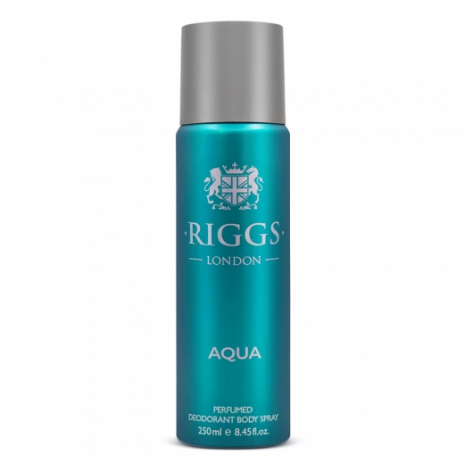 Riggs London Aqua Body Spray – 250ml Deodorant for Men Riggs London Aqua Body Spray – 250ml Deodorant for Men