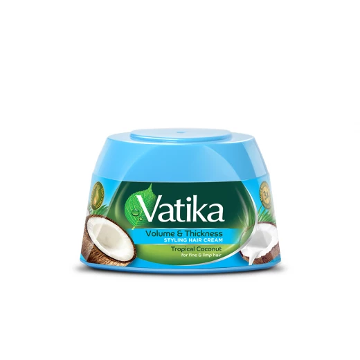 Dabur Vatika Hair Cream - Volume & Thickness 140ml. Dabur Vatika Hair Cream - Volume & Thickness 140ml.