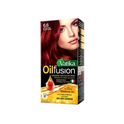 Vatika Coloring Kit, Intense Red 6.6 | Natural Ingredients, 100% Grey Hair Coverage, Ammonia-Free, Nourishing Formula for Soft, Shiny & Healthy Hair