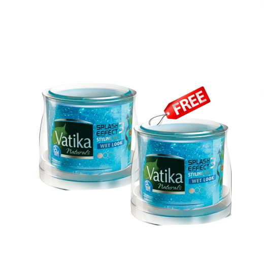 Vatika Naturals Wet Look Hair Styling Gel 200ml, Aloe Vera and Honey for 24 Hour Hold Vatika Naturals Wet Look Hair Styling Gel 200ml, Aloe Vera and Honey for 24 Hour Hold