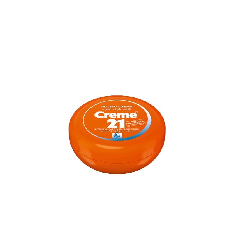 Creme 21 All Day Cream 50ml, Rich Moisturizing Cream with Vitamin E, Protects, Rejuvenates, and Keeps Skin Fresh, Balanced, and Hydrated All Day - Creme 21