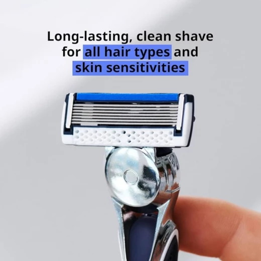 Dorco Pace 7 System Razor for Men – The World’s First 7-Blade Razor System, 2 Heads, 1 Handle - Dorco - Image 2