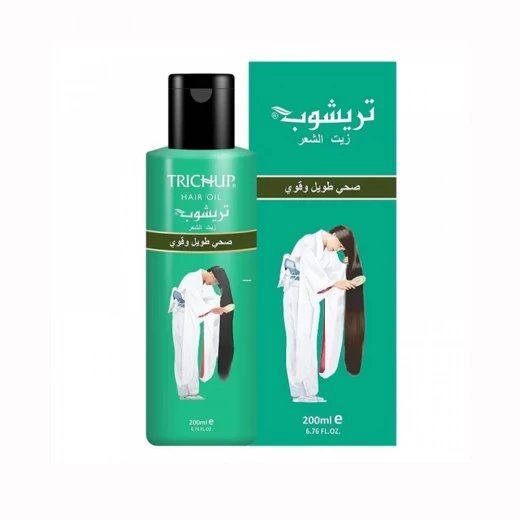 Trichup Long & Strong Hair Oil 200ml, Sesame & Coconut Oil with Aloe Vera & Neem for Healthy Hair Growth and Strong Roots Trichup Long & Strong Hair Oil 200ml, Sesame & Coconut Oil with Aloe Vera & Neem for Healthy Hair Growth and Strong Roots