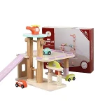 Mini Parking Lot Playset - parking lot playset and toy cars playset for kids, imaginative play and city play set, a thoughtful educational gift interactive toy lightweight design sparks curiosity nice - Monstory