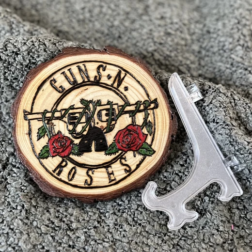 ديكور منزلي خشبي داخلي من ستار زون - تصميم Guns N 'Roses، لوحة فنية جدارية خشبية فاخرة لغرفة المعيشة وغرفة النوم والمكتب ومحبي الموسيقى - ستار زون - Image 5