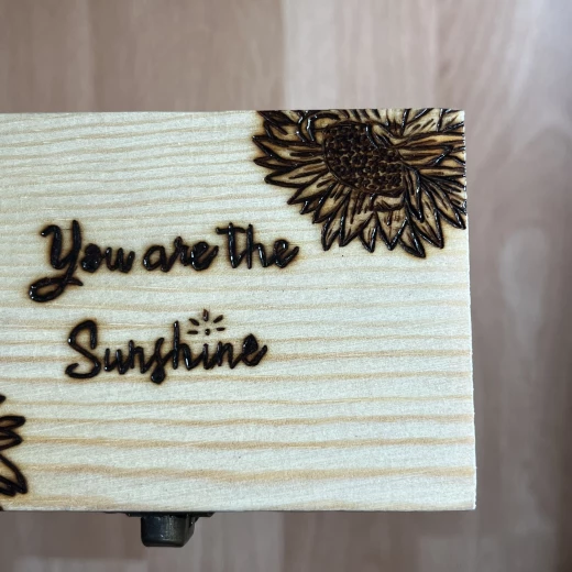 Wooden Jewelry Box with Sunflower Design by Star Zone – Elegant Decorative Storage Box for Jewelry and Accessories 11×7×4.6 cm - star zone - Image 9