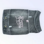 Pet Clothes Dog Jeans Jacket for Small Medium Dogs (XXL) - Best buddies