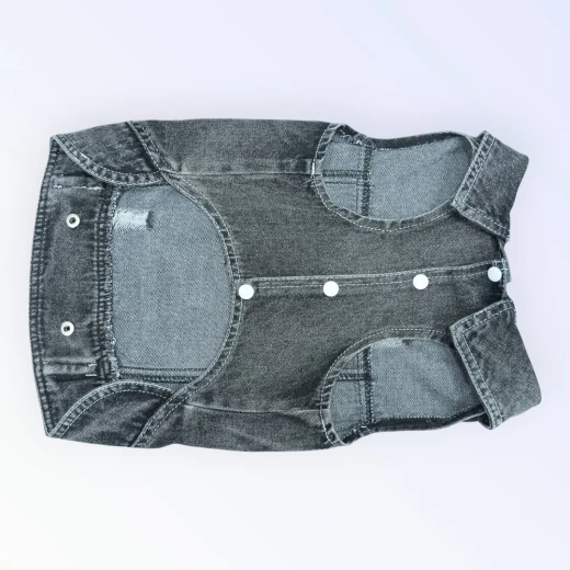 Pet Clothes Dog Jeans Jacket for Small Medium Dogs (XXL) - Best buddies - Image 2