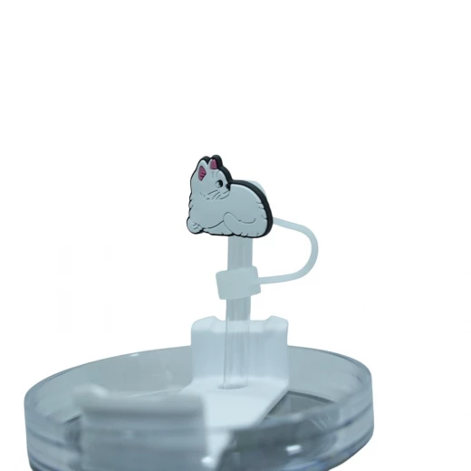 غطاء زجاجة على شكل كلب فرنسي أبيض وأسود - بيست باديز - Image 2