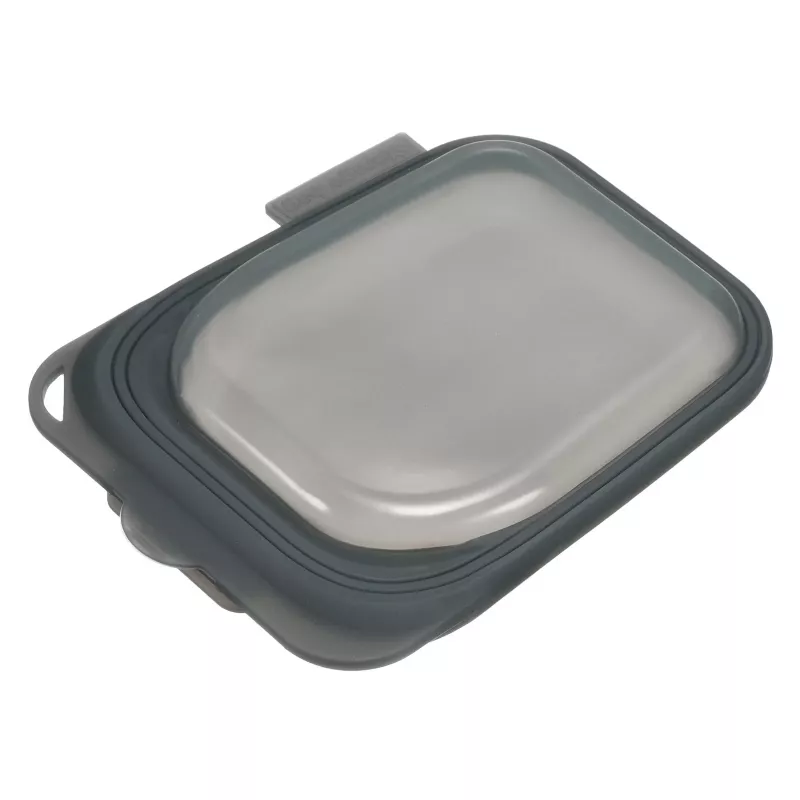 Breathe Reusable Grey Silicone Food Bags, 120ml, BPA free, FDA Approved. Dishwasher & Microwave safe. - Breathe