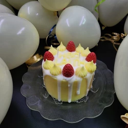 كعكة عيد ميلاد مصنوعة من الشمع من سكين آند بيوند