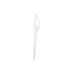 RZ  White Plastic Knives - 50 Pieces