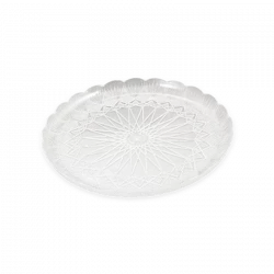 Crystal Plates Round 24 cm - 1 Piece