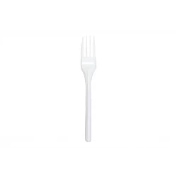 RZ White Plastic Forks - 50 Pieces